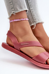 Sandały Z Brokatem Damskie Różowe 82429 Ipanema Vibe Sandal Fem
