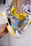 Women's Sports Shoes Colored Insert Yellow Colored