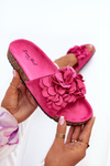 Women's Cork Platform Sandals in Fuchsia Jaihini