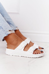 Women's Rubber Slippers White Stacy