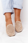 Women's Suede Loafers Beige Molly