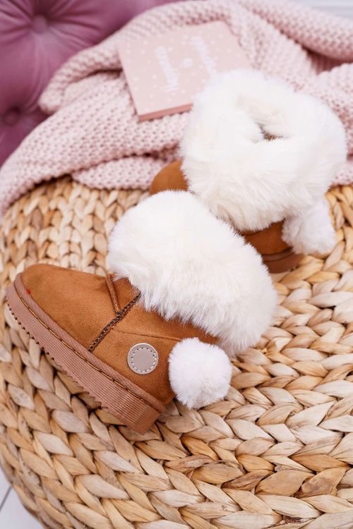 Kids' Boots Snow Boots With Fur Camel Kiks