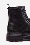 Fleece-Lined Zip-Up Boots Black Big Star MM174080