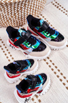 Children's Sports Shoes With Velcro Black Be Happy