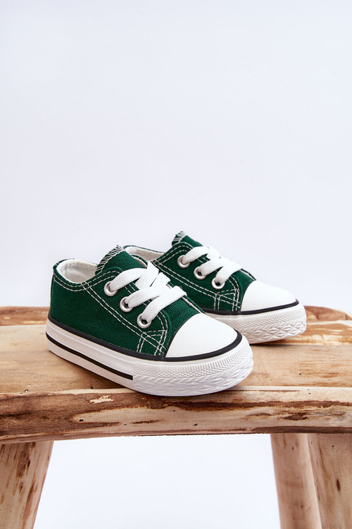 Children's Classic Sneakers Green Filemon