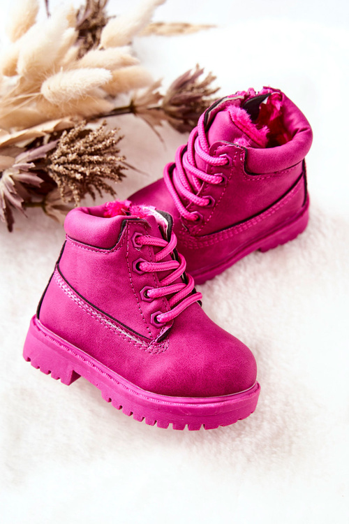 Powder Warm Children's Boots Fuchsia Dexter