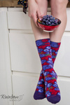 Rainbow Socks Blueberries Strawberries In A Jar 2 Pairs