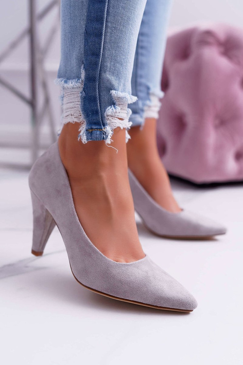 Women's Sergio Leone PB139 Grey Felice pumps