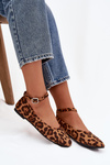 Women's Ballerinas With Strap And Buckle Panterka Janelor