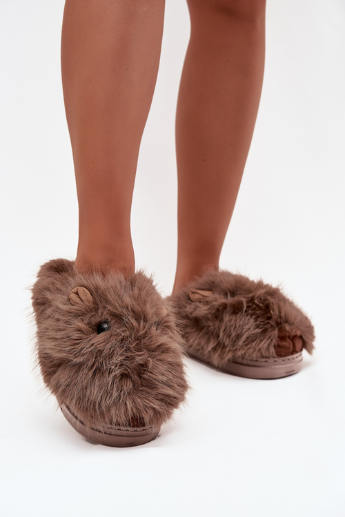 Fur Ladies Caps Crocodile Brown Pravelle