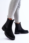 Suede Ankle Boots Nicole Black 2672