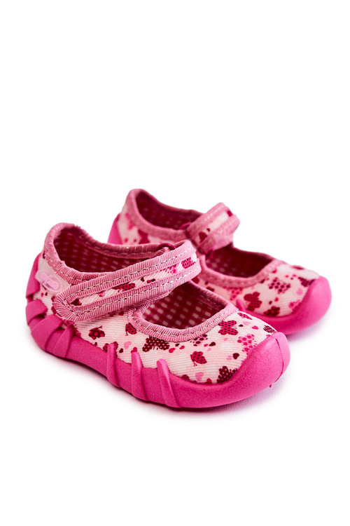 Ballerina Slippers Befado Butterflies 109P257 Pink