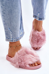 Slippers With Fur Rubber Light purple Allyson