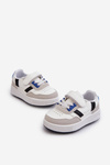 Classic Kids' Sports Shoes White-Blue Marlin