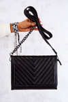 Quilted postman bag Black Hariette