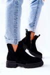 Booties With Cut-Out Detail Zip-up Boots Black Corano