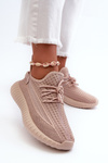 Women's Pink Fabric Slip-On Sports Shoes Nelmarie