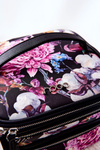 Large Cosmetic Case NOBO Flowers NOBO L0020-CM04 Black