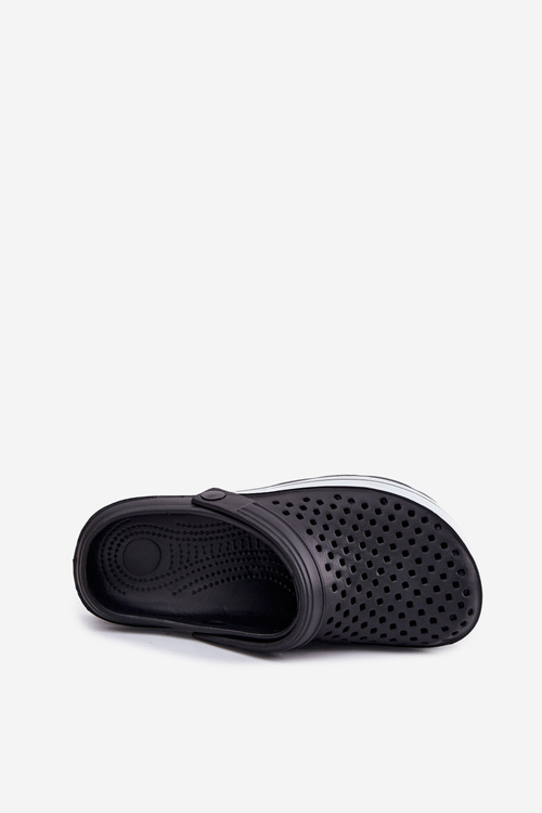 Men's Foam Slippers Black Maravena