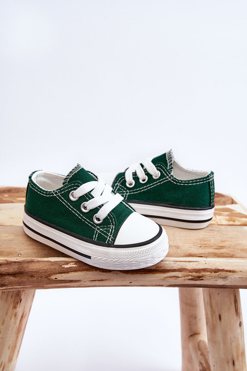 Children's Classic Sneakers Green Filemon