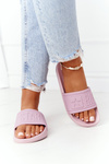 Women's Slippers Big Star HH274A041 Powder Pink