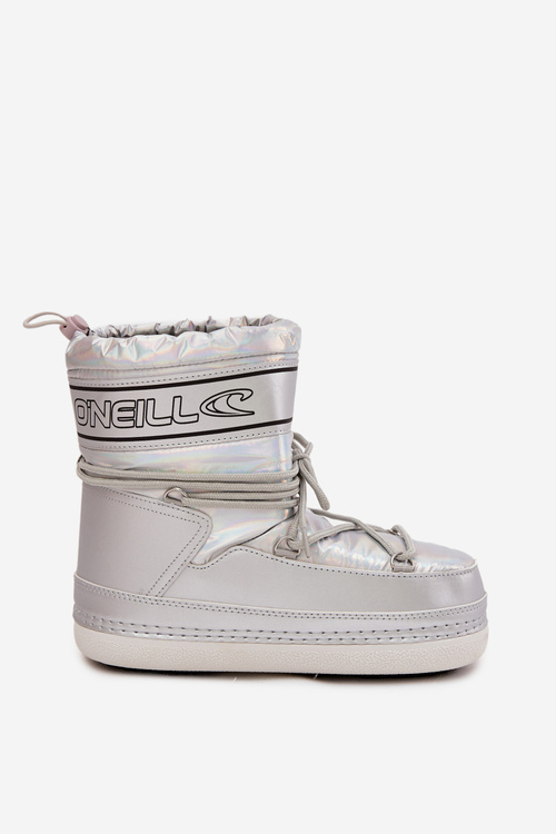 Women's Snow Boots With Laces O'NEILL LISA WOMEN HIGH 90253012.99S Silver