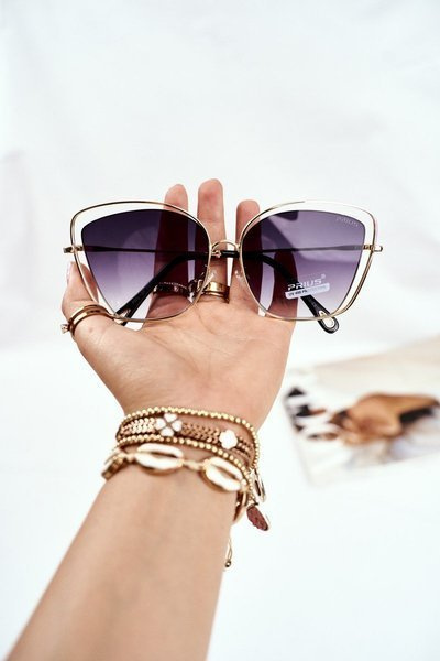 Women's Sunglasses Prius PRE-31 Gold Black Gradient