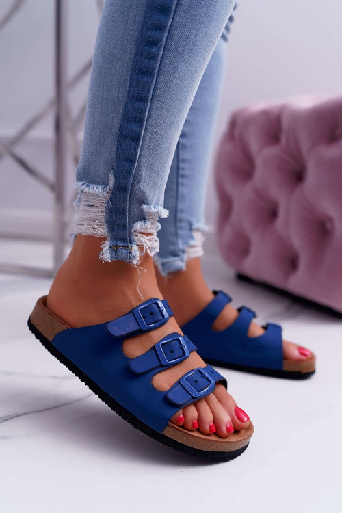 Women's Flip Flops Navy Blue Big Star DD274140