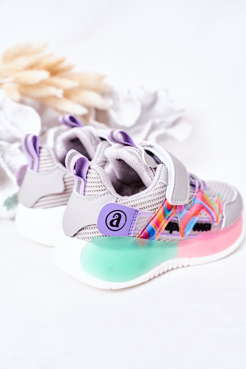 Dziecięce Sportowe Buty Sneakersy Szare Jump Jump