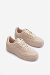 Women's Platform Sports Shoes Beige Pudina