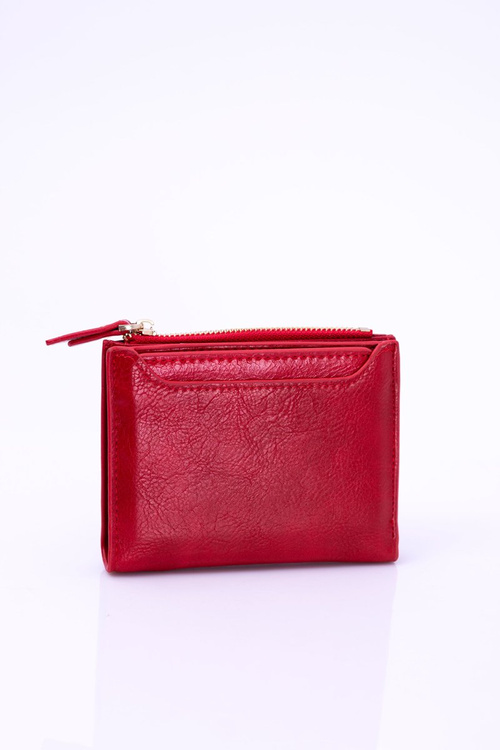 Small Women's Wallet Red Gold Lock