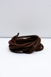 Corbby Brown Waxed Thin Laces