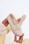 Lace Women's Beige Espadrilles Adelira