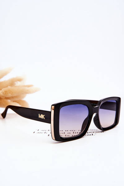 Sunglasses With Decoration M2366 Black Gradient Blue-Orange