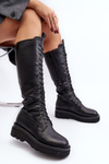 Women's Knee-High Warm Boots Black Lliclies