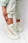 Women's Sport Shoes Sneakers Light Green Amazing
