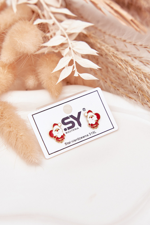 Santa Claus Earrings Made of Surgical Steel