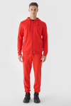 Men's Tracksuit Hoodie Zip Red 4FWMM00TSWSM1466-60S