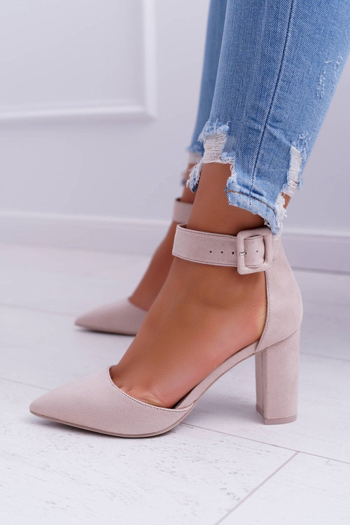 Women's Stiletto pumps Beige Domine