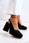 Suede pumps Maciejka 05441-01 Black