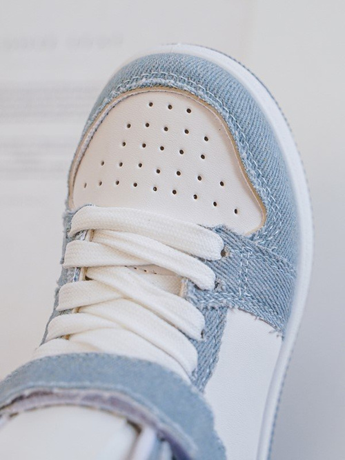 Children's Sport Shoes Jeans White-Blue Milara