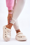 Women's Foam Platform Crocs Beige Beckett