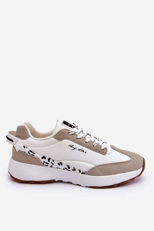 Sneakersy Damskie Memory Foam System Białe Big Star LL274957 