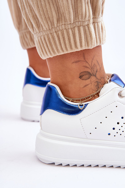 Women's Sport Shoes Blue and White Be First!