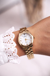 Women's Watch Ernest Gold Pearly Dial Perla