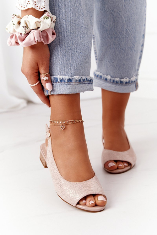 Suede Sandals Sergio Leone SK807 Pink