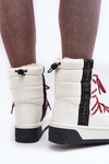 Women's snow boots with thick vegan sole D.Franklin DFSH371007 White