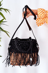 Braided Handbag Basket NOBO XK0050 Black