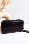 Portfel Torebka 2w1 Na Suwak Czarny Leonore