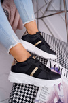 Sporty Women's Shoes Thick Sole Black Marche